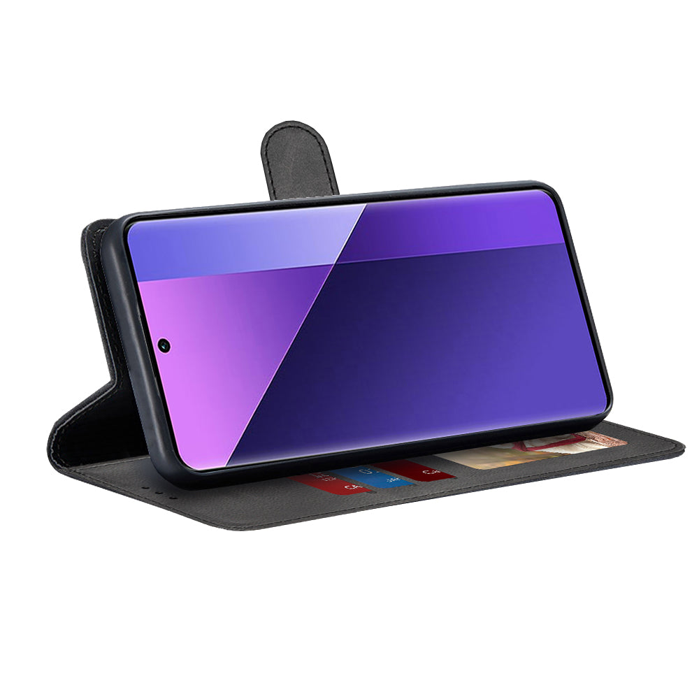 Coque pour Xiaomi Redmi Note 13 Pro+, Techsuit, Diary Book, Noire