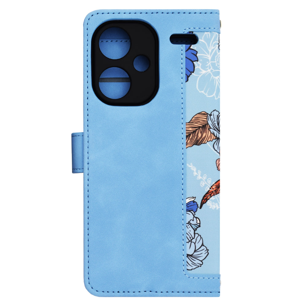 Coque pour Xiaomi Redmi Note 13 Pro+, Techsuit, FlipCraft, Bleu