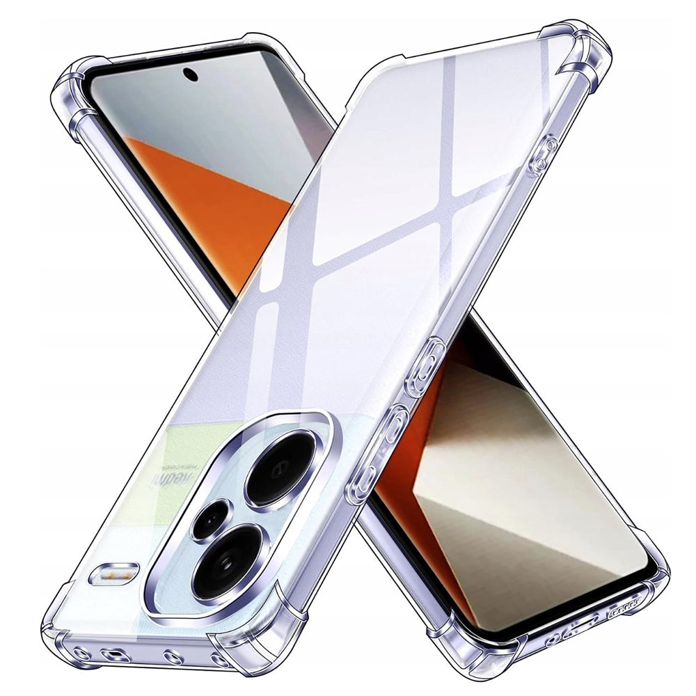 Coque pour Xiaomi Redmi Note 13 Pro+, Techsuit, Antichoc Claire, Transparente