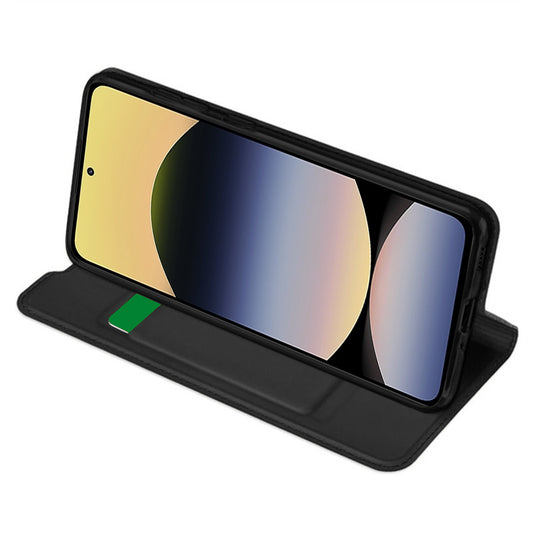 Hoes voor Xiaomi Redmi Note 14 4G (Regionaal), Techsuit, Magskin Book, Zwart