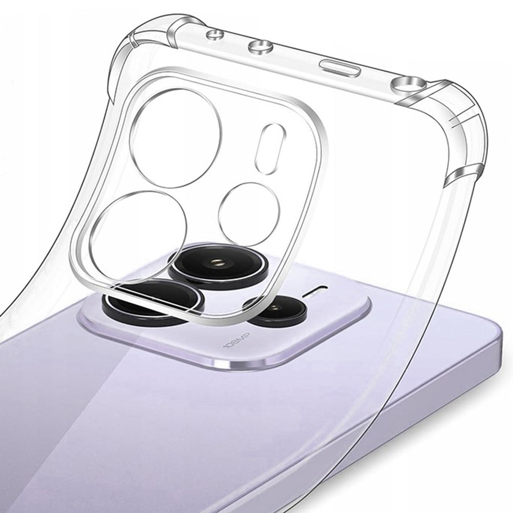 Coque pour Xiaomi Redmi Note 14 4G (Standard), Techsuit, Antichoc Claire, Transparente