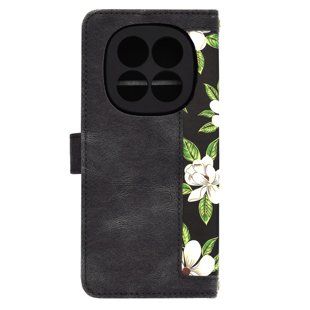 Coque pour Xiaomi Redmi Note 14 Pro 4G, Techsuit, FlipCraft, Noire