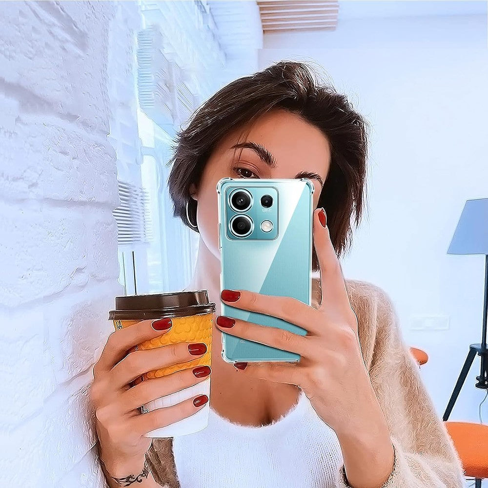 Coque pour Xiaomi Redmi Note 14S, Techsuit, Anti-choc Claire, Transparente
