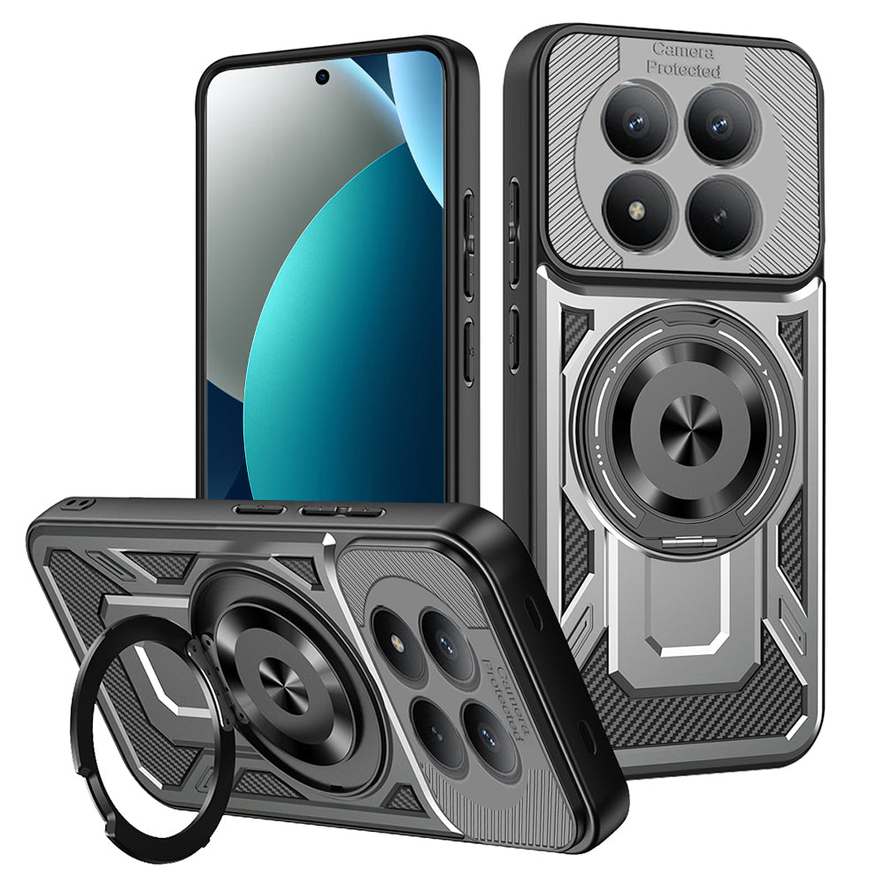 Coque pour Xiaomi Redmi Note 15 Pro 4G, Techsuit, RuggedCam, Gris