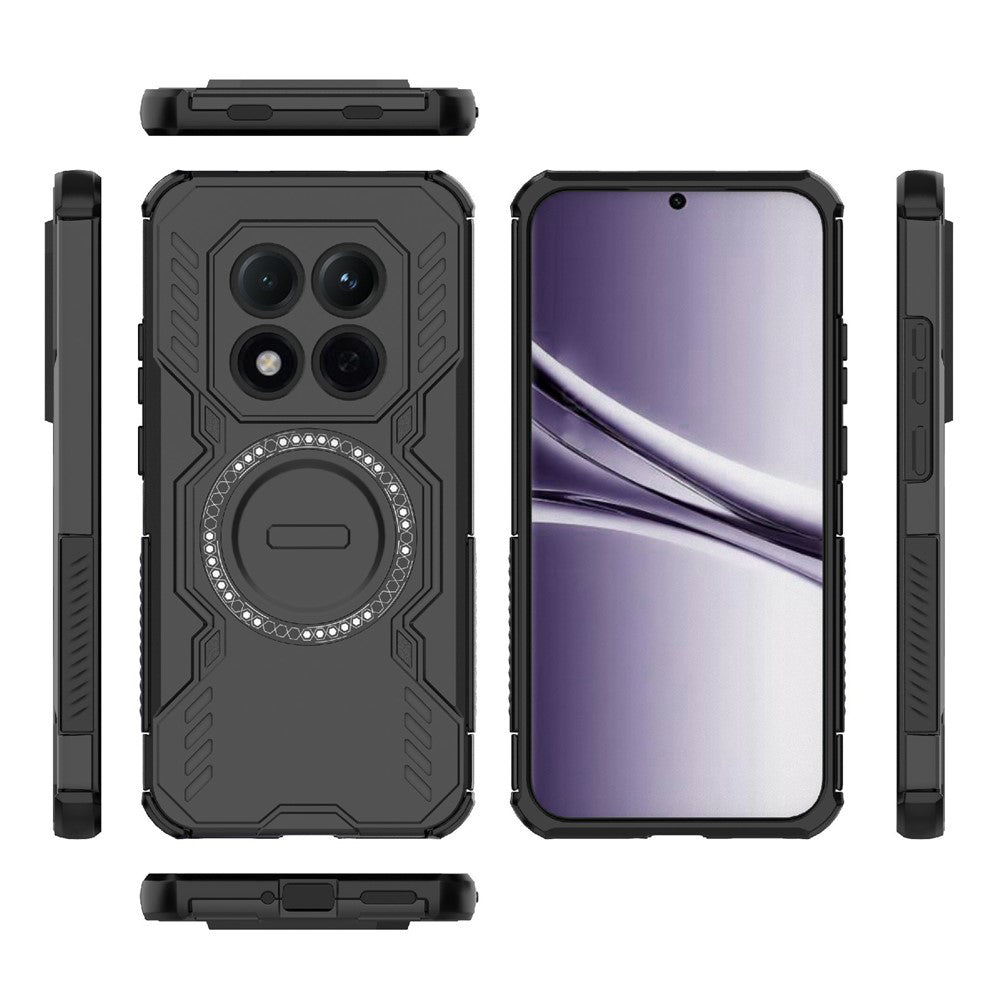 Étui MagSafe pour Xiaomi Redmi Note 15 Pro 5G, Techsuit, ArmorMag, Noir