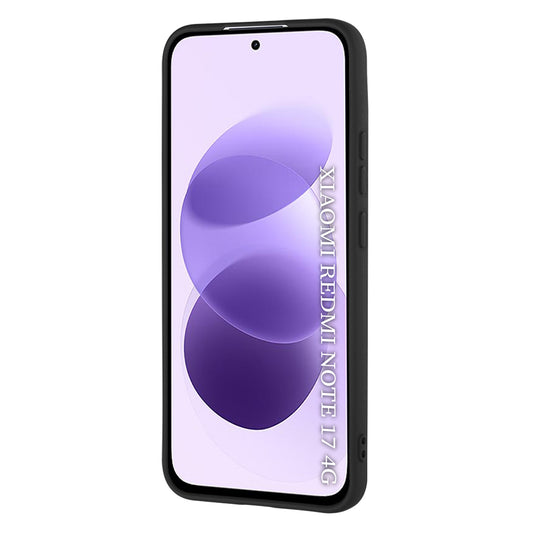 Coque pour Xiaomi Redmi Note 17 4G / Note 17 5G, Techsuit, SoftFlex, Noire