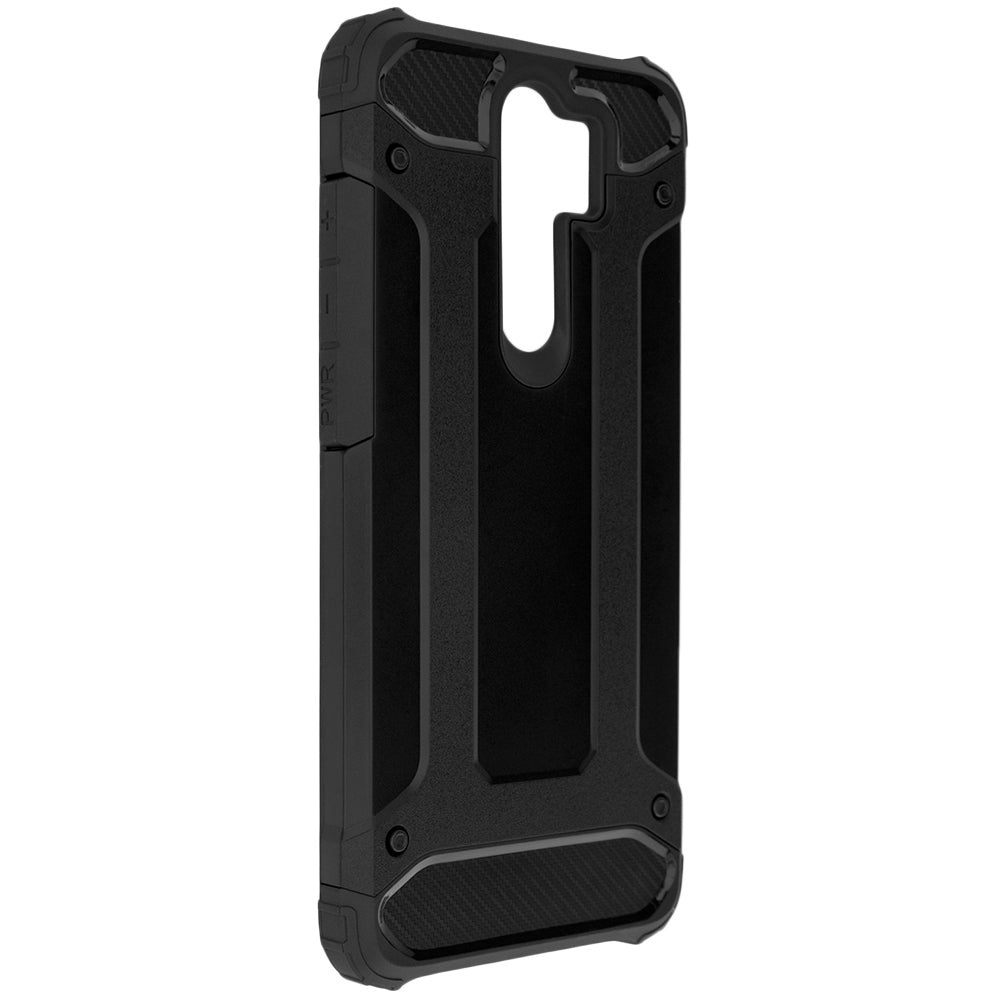 Coque pour Xiaomi Redmi Note 8 Pro, Techsuit, Hybrid Armor, Noire