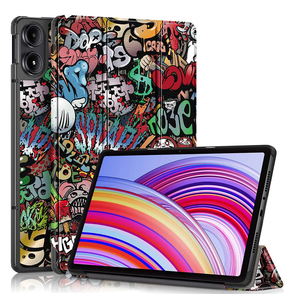 Coque pour Xiaomi Redmi Pad Pro / Pad / Pad Pro 5G, Techsuit, FoldPro Urban Vibe, Multicolore