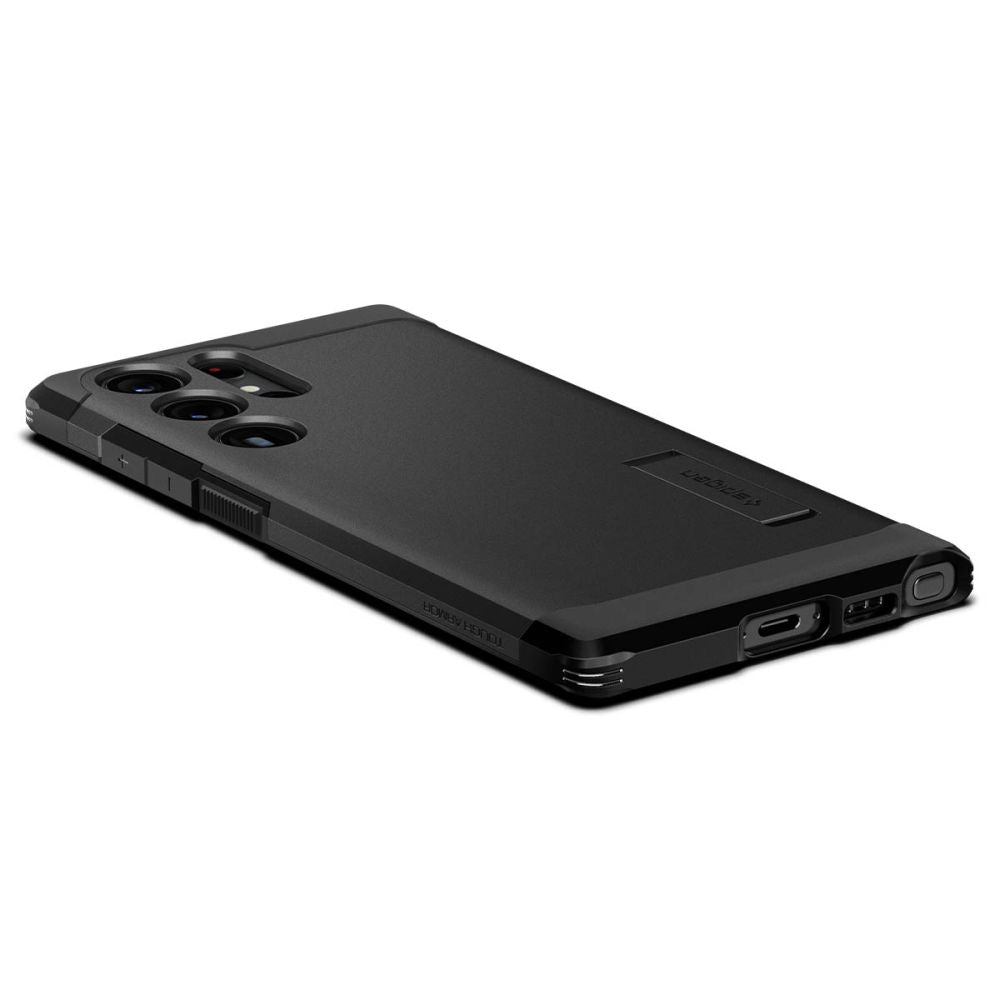 Étui pour Samsung Galaxy S23 Ultra S918, Spigen, Tough Armor, Noir ACS05623