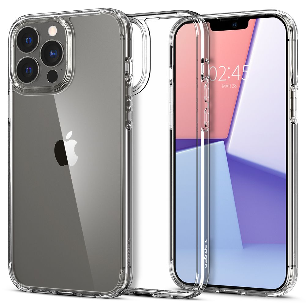 Étui pour Apple iPhone 13 Pro Max, Spigen, Ultra Hybrid, Transparent