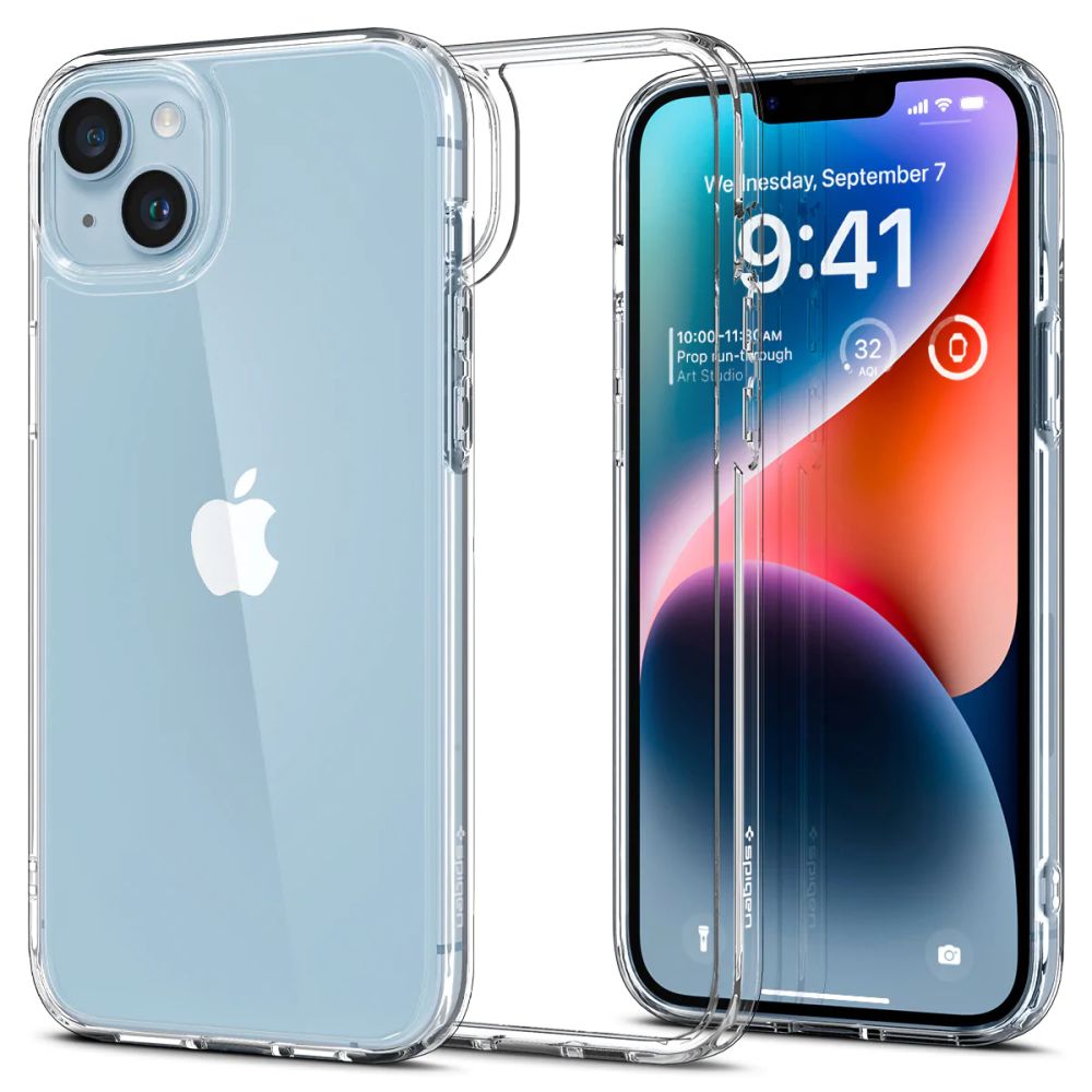 Étui pour Apple iPhone 14, Spigen, Ultra Hybrid, Transparent ACS05040