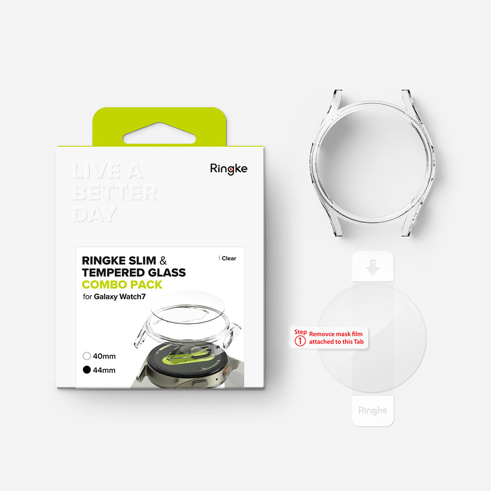 Ringke Slim hoesje voor Samsung Galaxy Watch7 44mm, Transparant