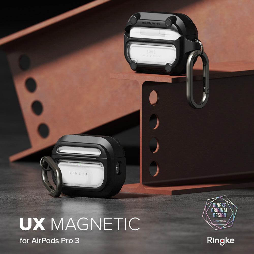 Ringke UX-hoesje voor Apple AirPods Pro 3, Transparant