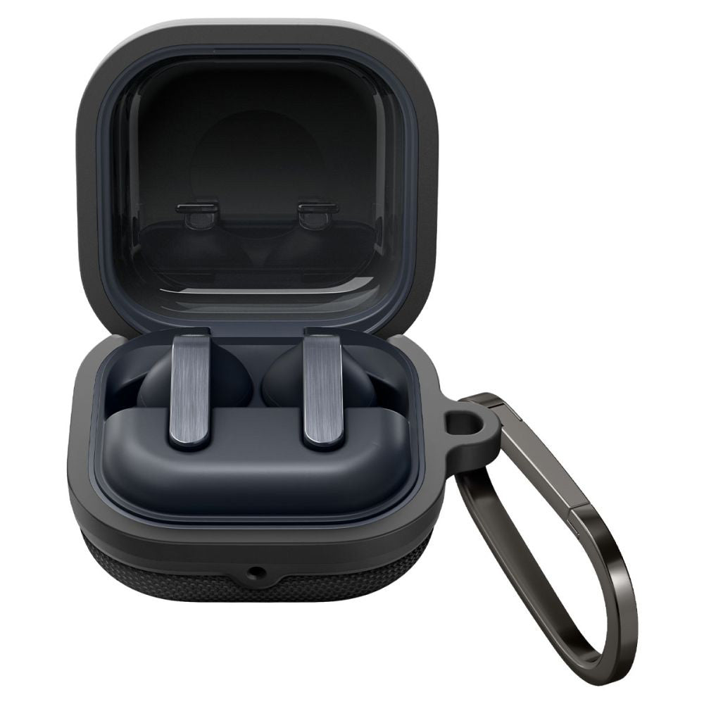Spigen Classic Fit hoes voor Samsung Galaxy Buds4 / Buds4 Pro, Matzwart ACS11203