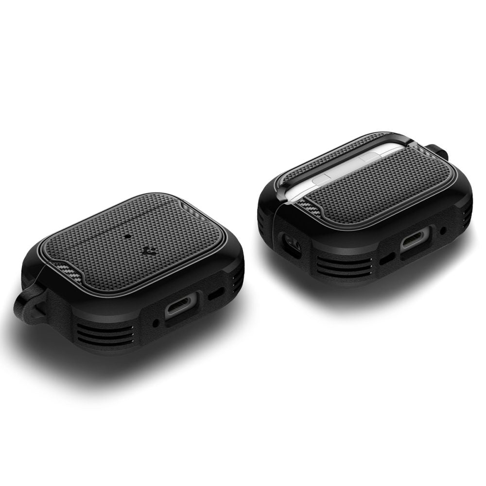 Spigen Core Armor Hülle für Apple AirPods Pro 3, Mattschwarz ACS09833