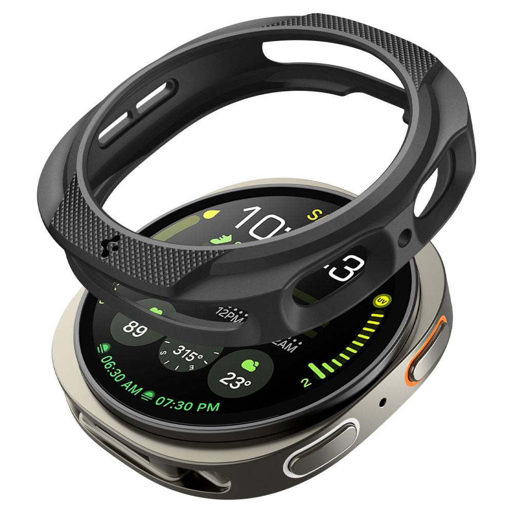 Spigen Liquid Air hoesje voor Samsung Galaxy Watch8 44mm, Mat Zwart ACS09839