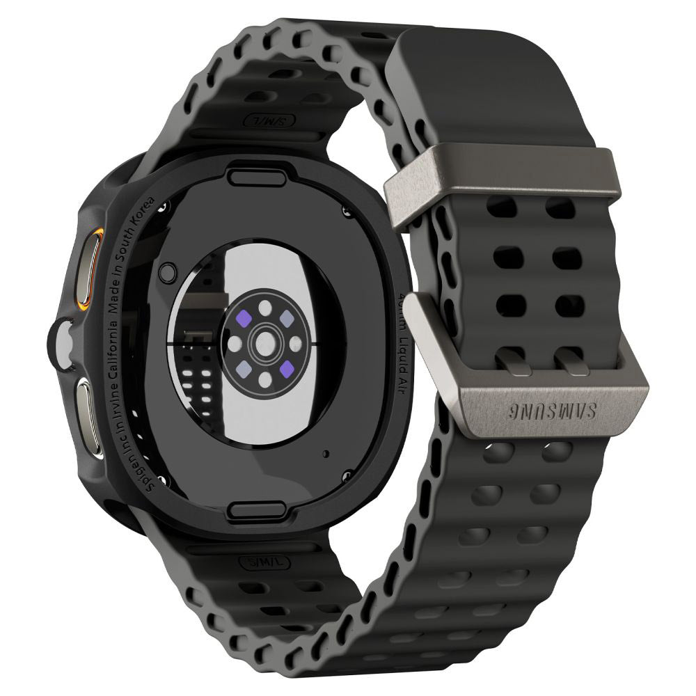 Spigen Liquid Air hoesje voor Samsung Galaxy Watch8 44mm, Mat Zwart ACS09839