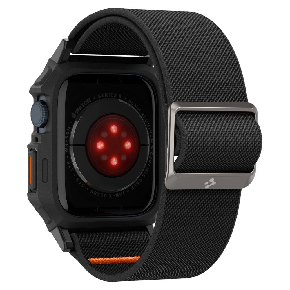 Étui Spigen Lite Fit Pro pour Apple Watch 44mm Series, Noir Mat ACS07103