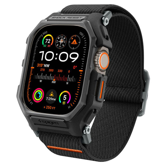 Spigen Lite Fit Pro Hülle für Apple Watch Ultra Series, Matt Schwarz ACS07104