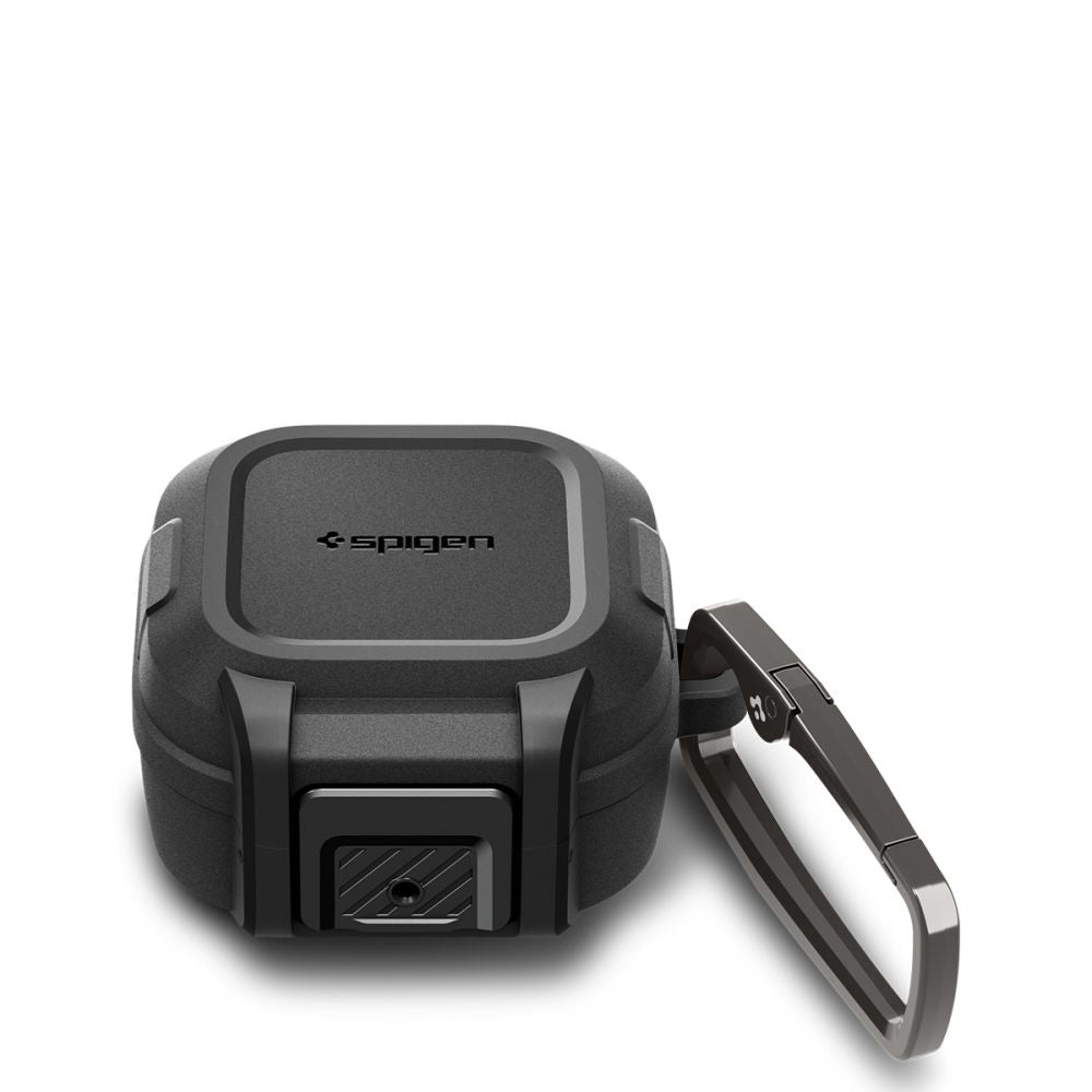 Spigen Lock Fit hoesje voor Samsung Galaxy Buds4 / Buds4 Pro, Matzwart ACS11202