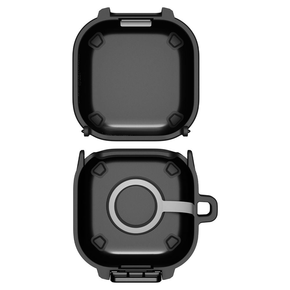 Spigen Lock Fit hoesje voor Samsung Galaxy Buds4 / Buds4 Pro, Matzwart ACS11202