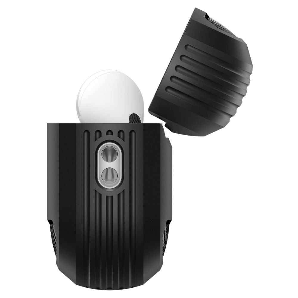 Étui Spigen Rugged Armor pour Apple AirPods Pro 3, Noir Mat ACS09822