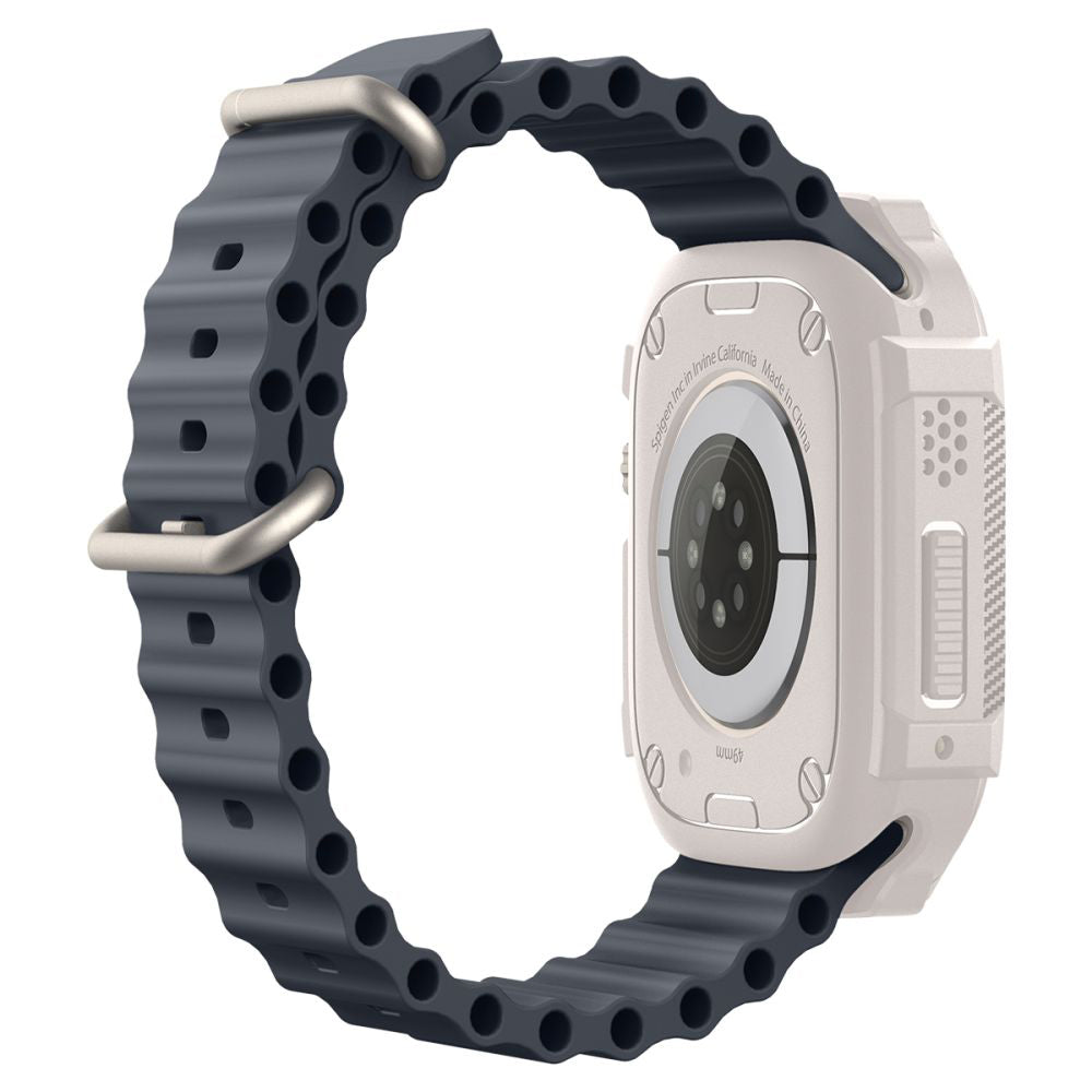 Spigen Rugged Armor hoes voor Apple Watch Ultra Series, Beige ACS07381