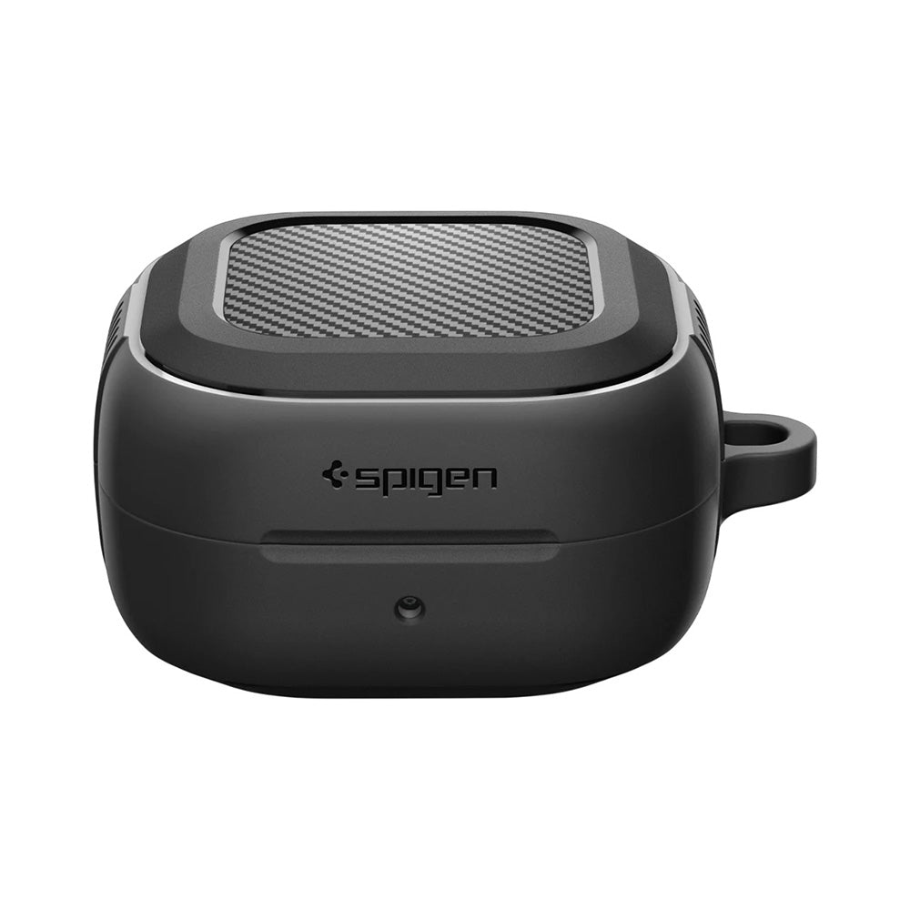 Spigen Rugged Armor hoes voor Samsung Galaxy Buds4 / Buds4 Pro, Matzwart ACS11200
