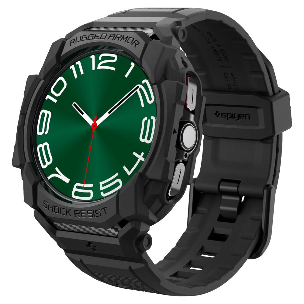 Coque Spigen Rugged Armor Pro pour Samsung Galaxy Watch Ultra, Noire ACS08427