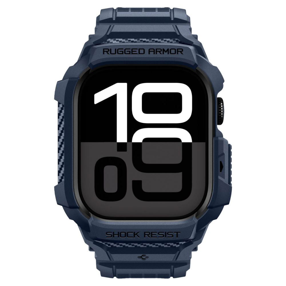 Spigen Rugged Armor Pro V2 Case for Apple Watch Series 10 / 11 42mm, Navy ACS10495