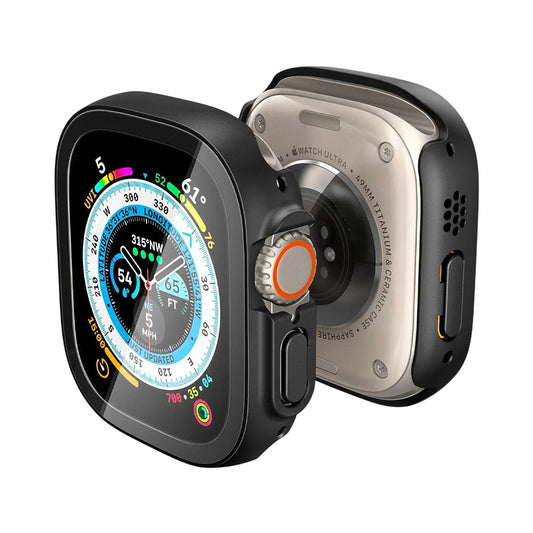 Spigen Thin Fit 360 hoes voor Apple Watch Ultra Series, Zwart ACS05558