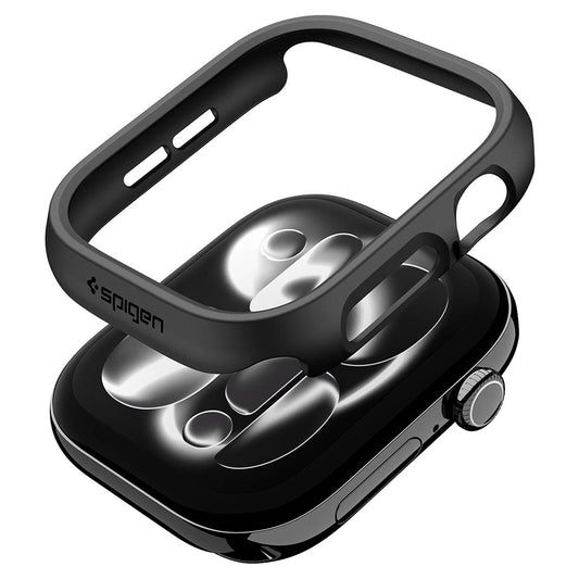 Spigen Thin Fit hoes voor Apple Watch 12 46mm, Zwart ACS11890