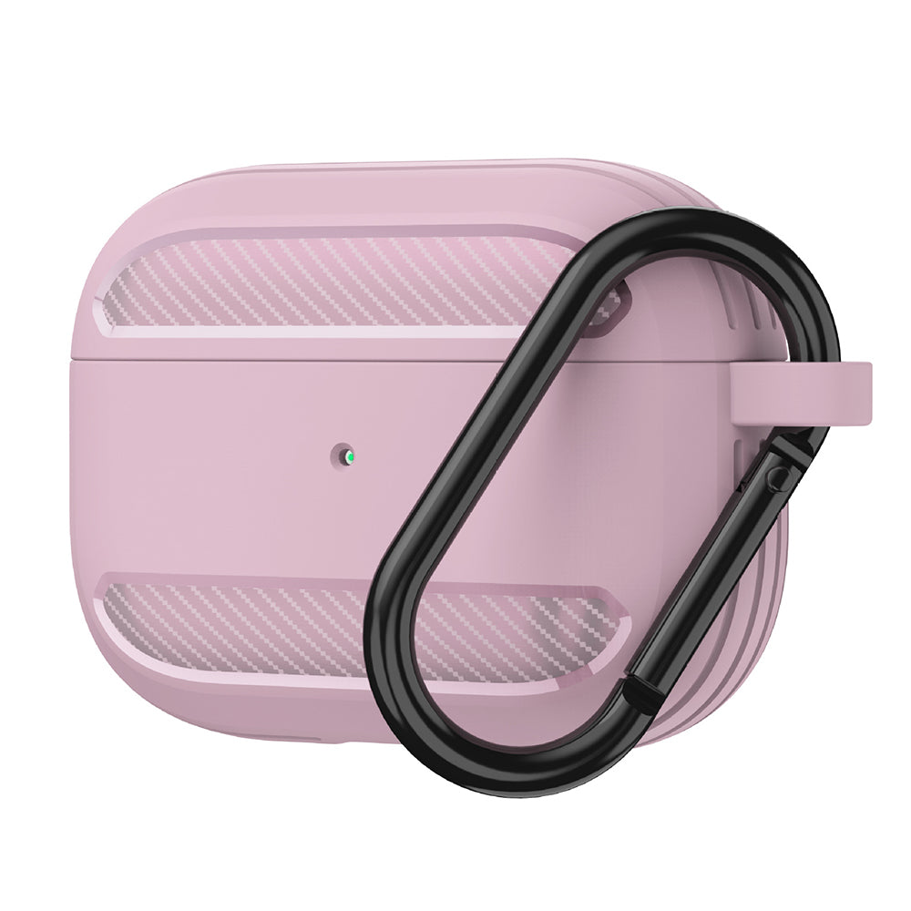 Techsuit Carbon Hülle für Apple AirPods 3, Rosa