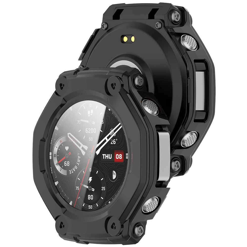 Étui Techsuit Defense360 Pro pour Amazfit T-Rex 3, Noir