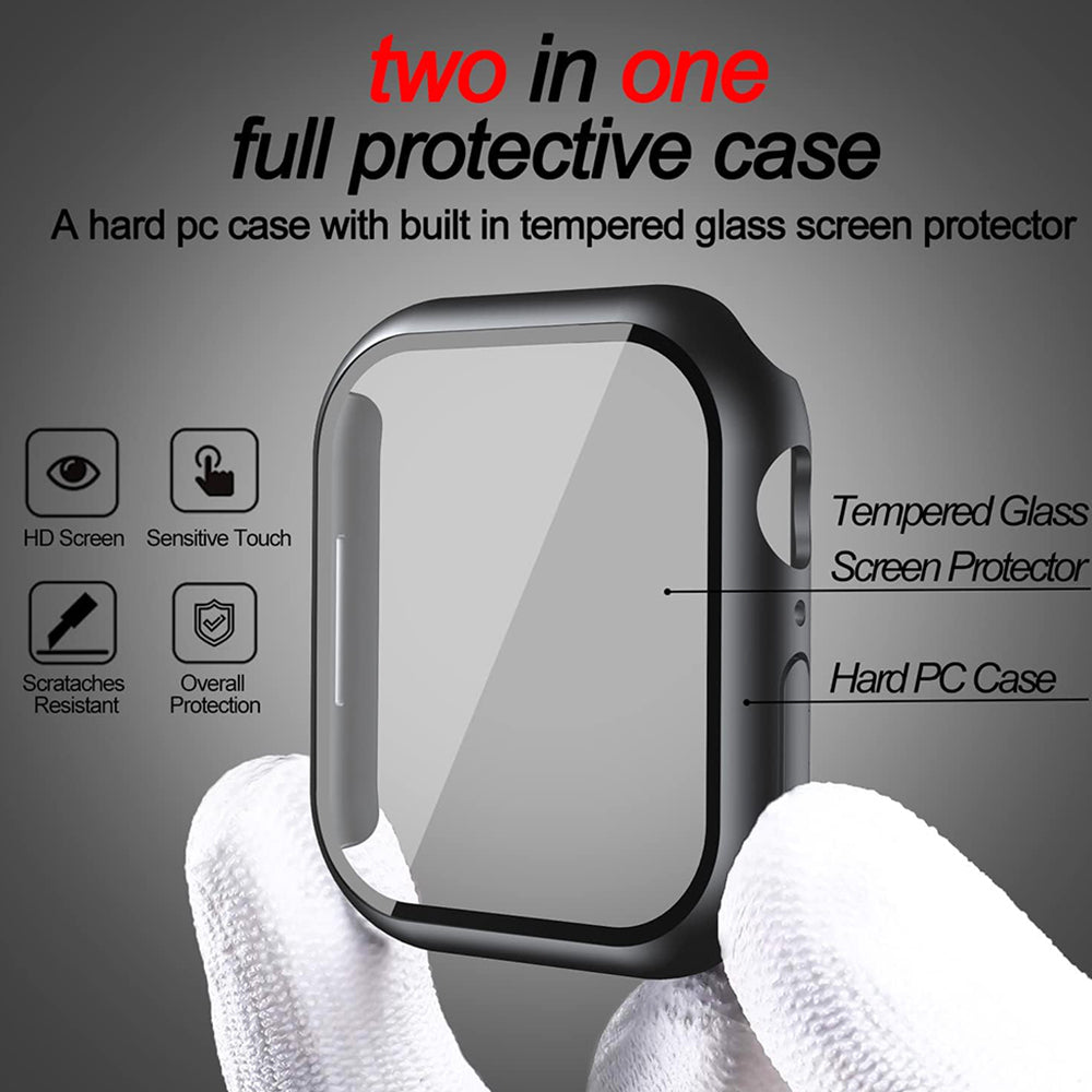 Coque Techsuit Defense360 Pro pour Apple Watch 7 45mm Series, Noire