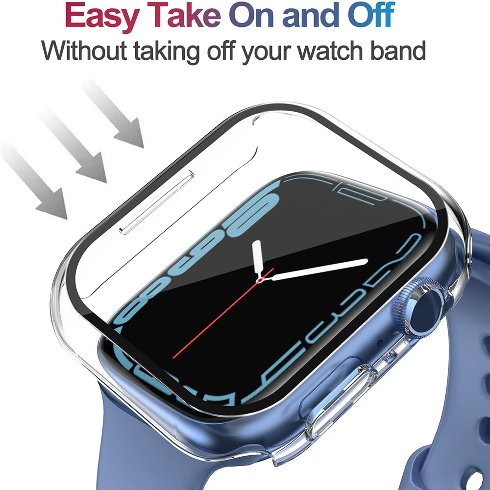 Coque Techsuit Defense360 Pro pour Apple Watch 7 45mm Series, Transparente