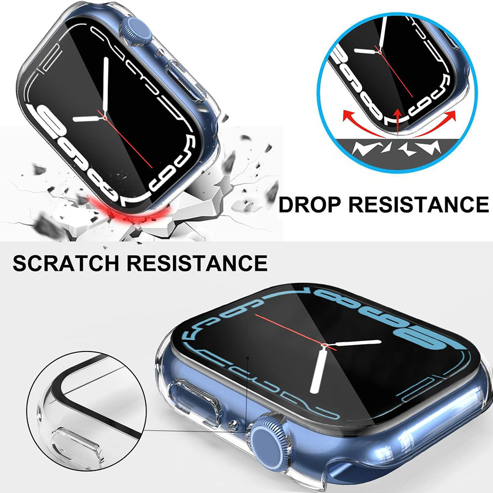 Coque Techsuit Defense360 Pro pour Apple Watch 7 45mm Series, Transparente