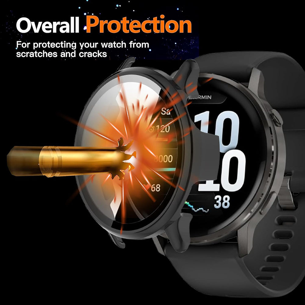 Techsuit Defense360 Pro hoes voor Garmin Venu 4 41mm, Beige
