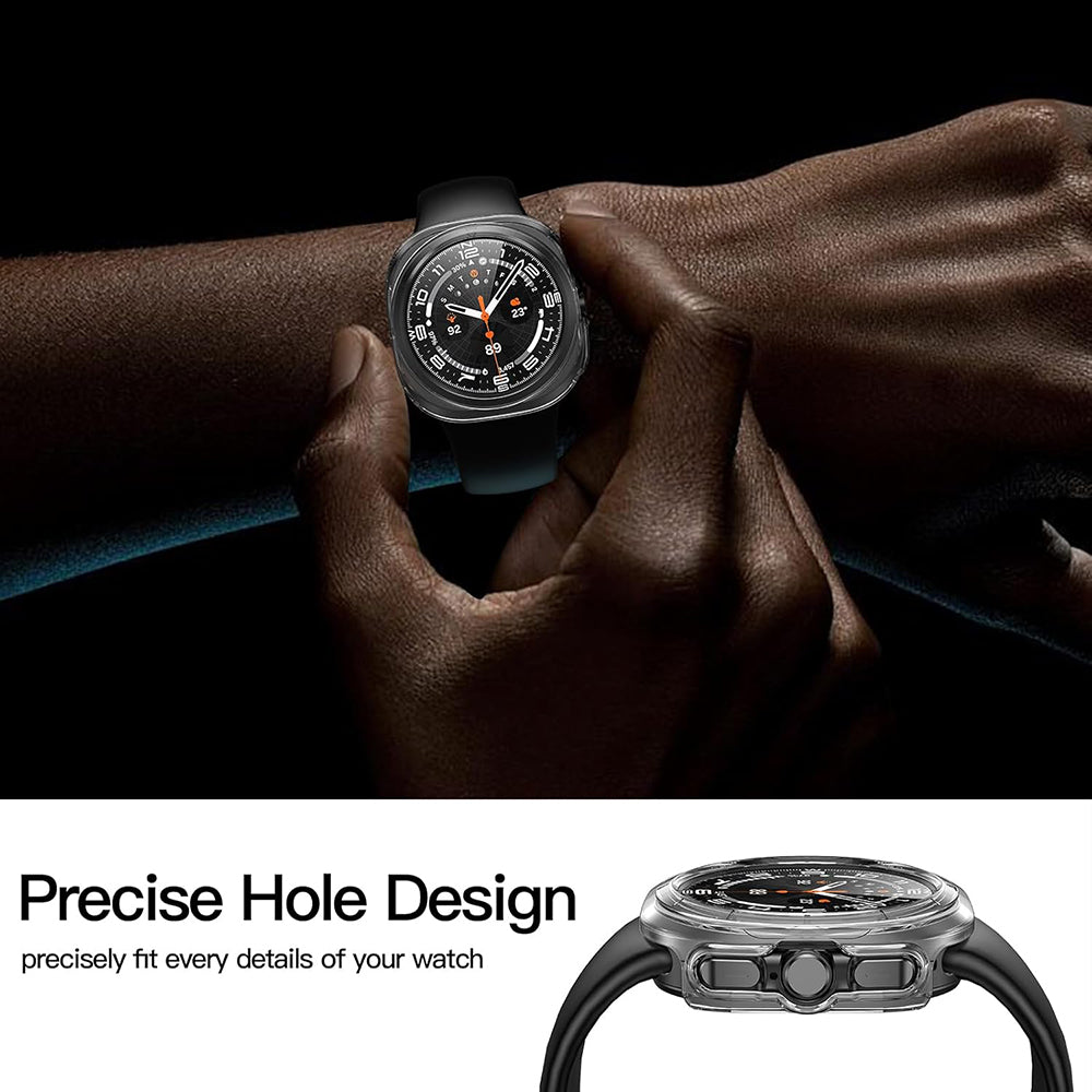 Techsuit Defense360 Pro Hülle für Samsung Galaxy Watch Ultra, Transparent