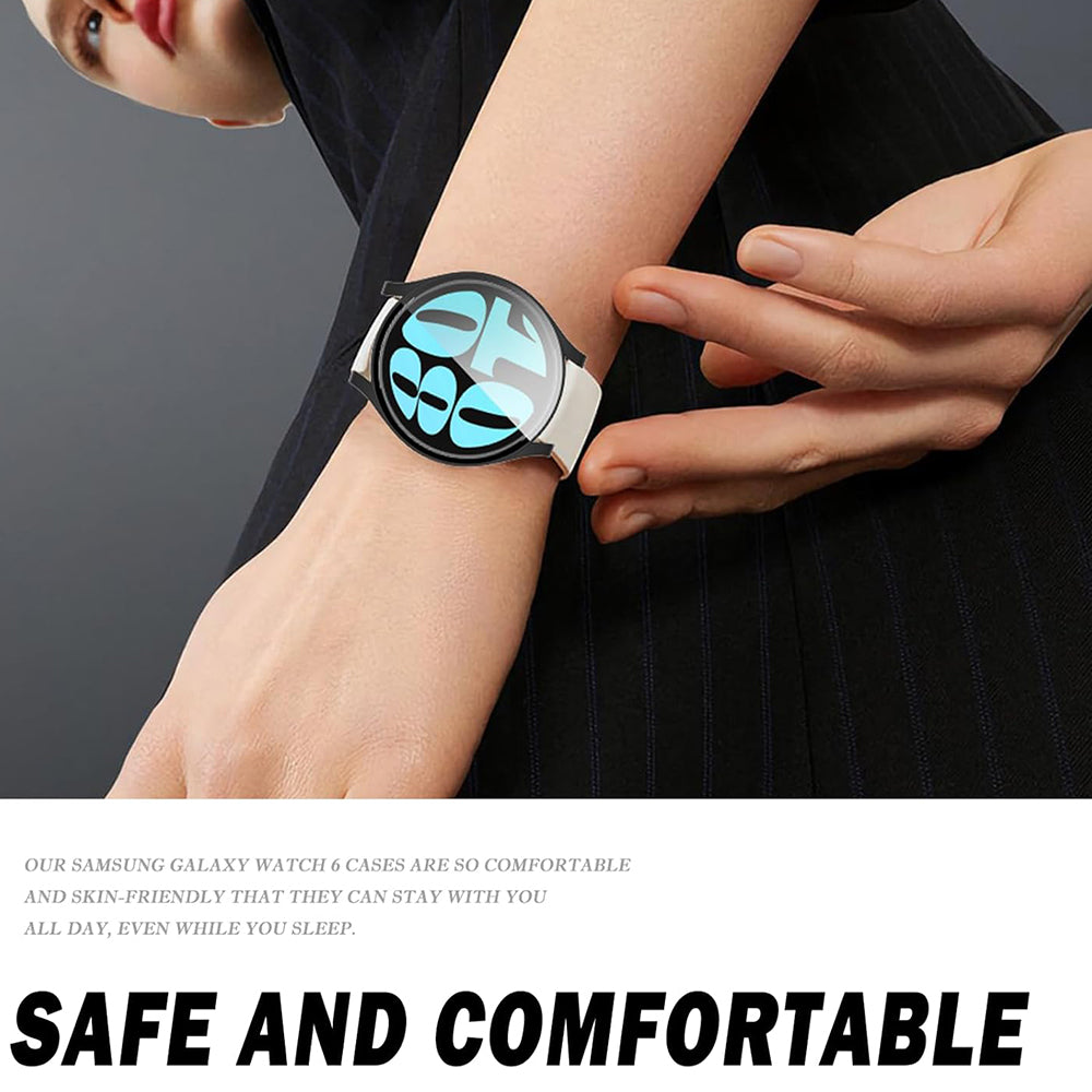 Coque Techsuit Defense360 Pro pour Samsung Galaxy Watch6 44mm, Noire