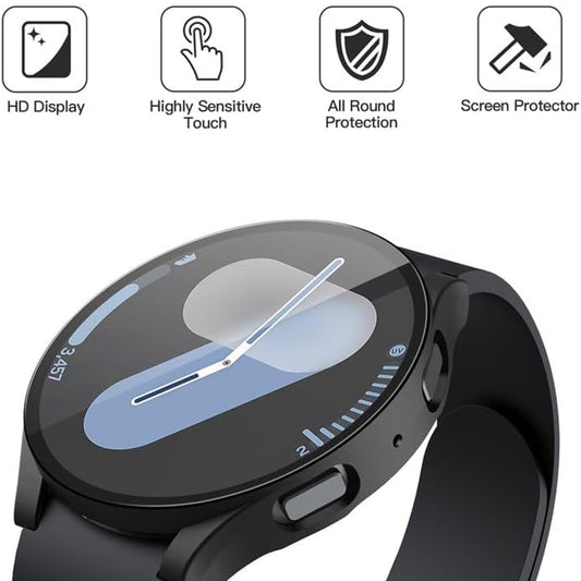Techsuit Defense360 Pro hoes voor Samsung Galaxy Watch7 44mm, Zwart