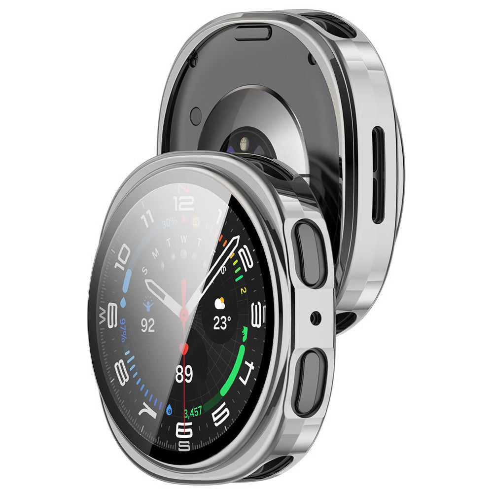 Techsuit Defense360 Pro Hülle für Samsung Galaxy Watch9 / Watch8 40mm, Silber