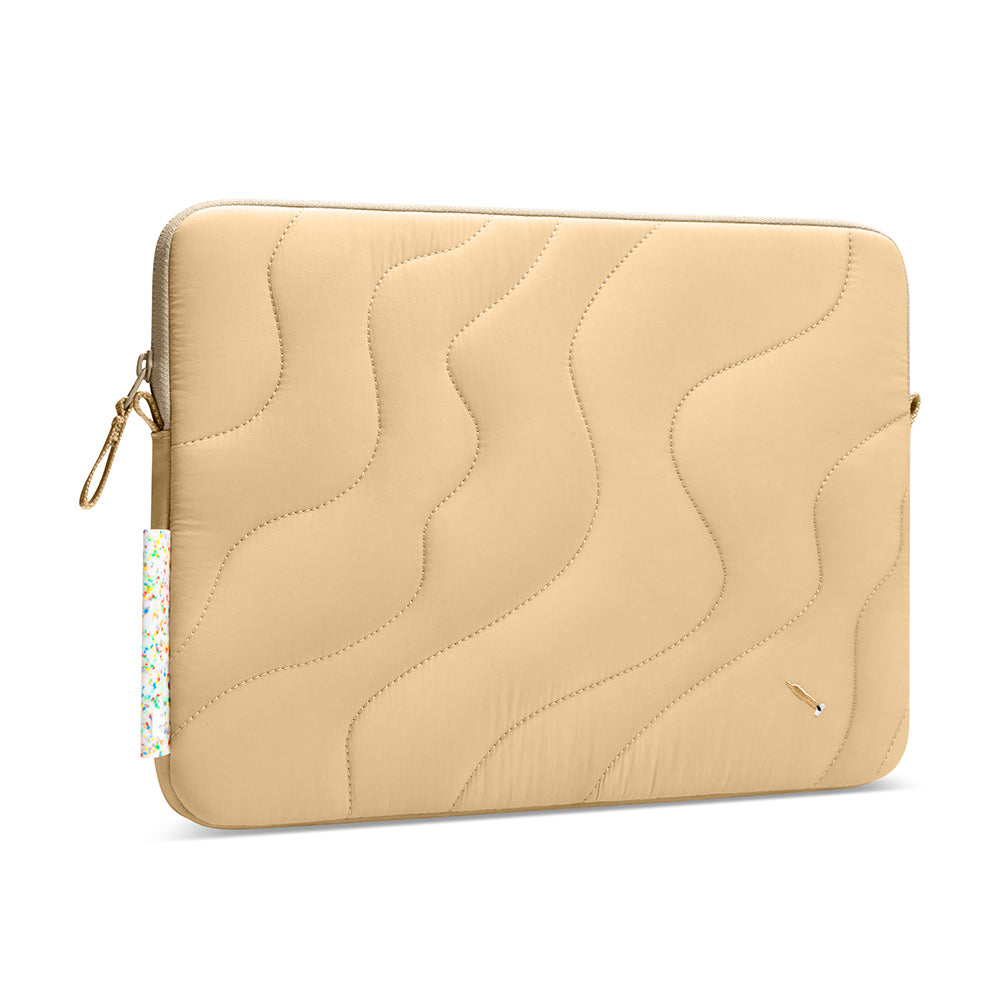 Housse Tomtoc Terra pour ordinateur portable 14 pouces, Crème