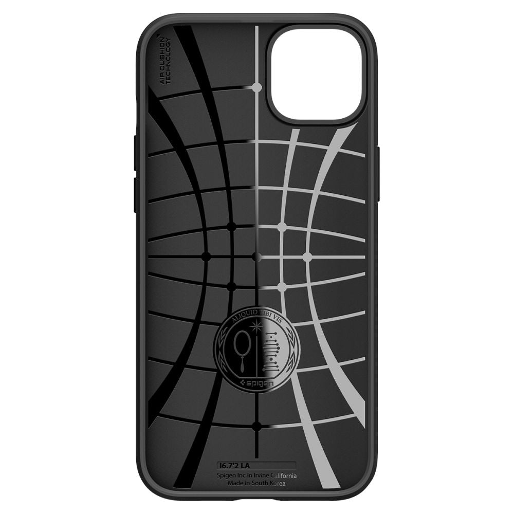 Étui pour Apple iPhone 14, Spigen, Liquid Air, Noir Mat