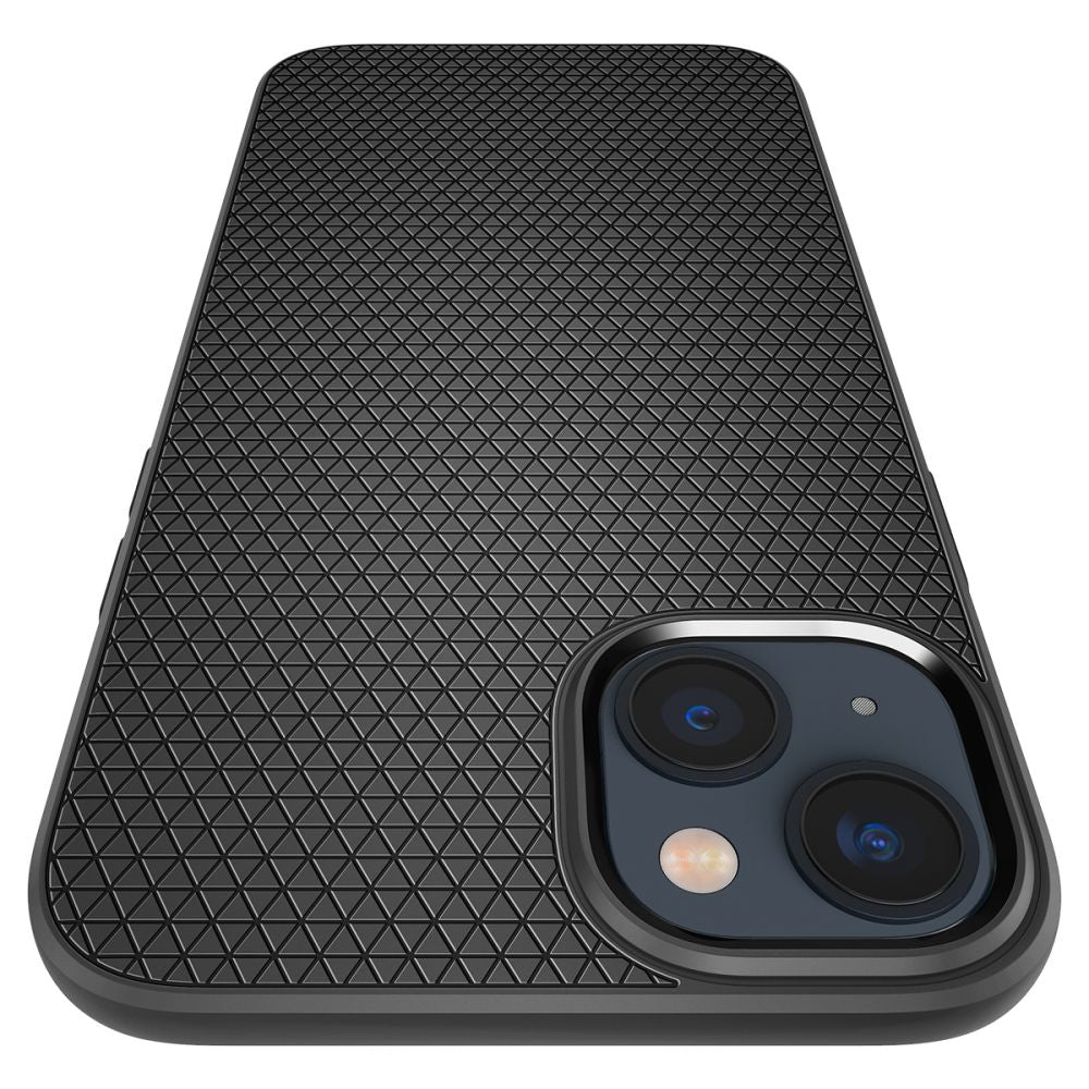 Étui pour Apple iPhone 14, Spigen, Liquid Air, Noir Mat