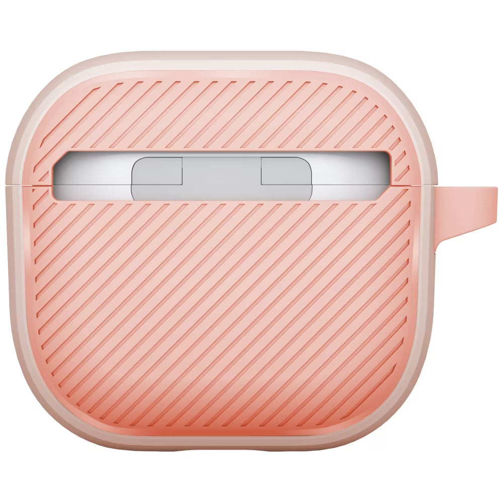 Hoes UNIQ Clyde voor Apple AirPods 4, Koraal