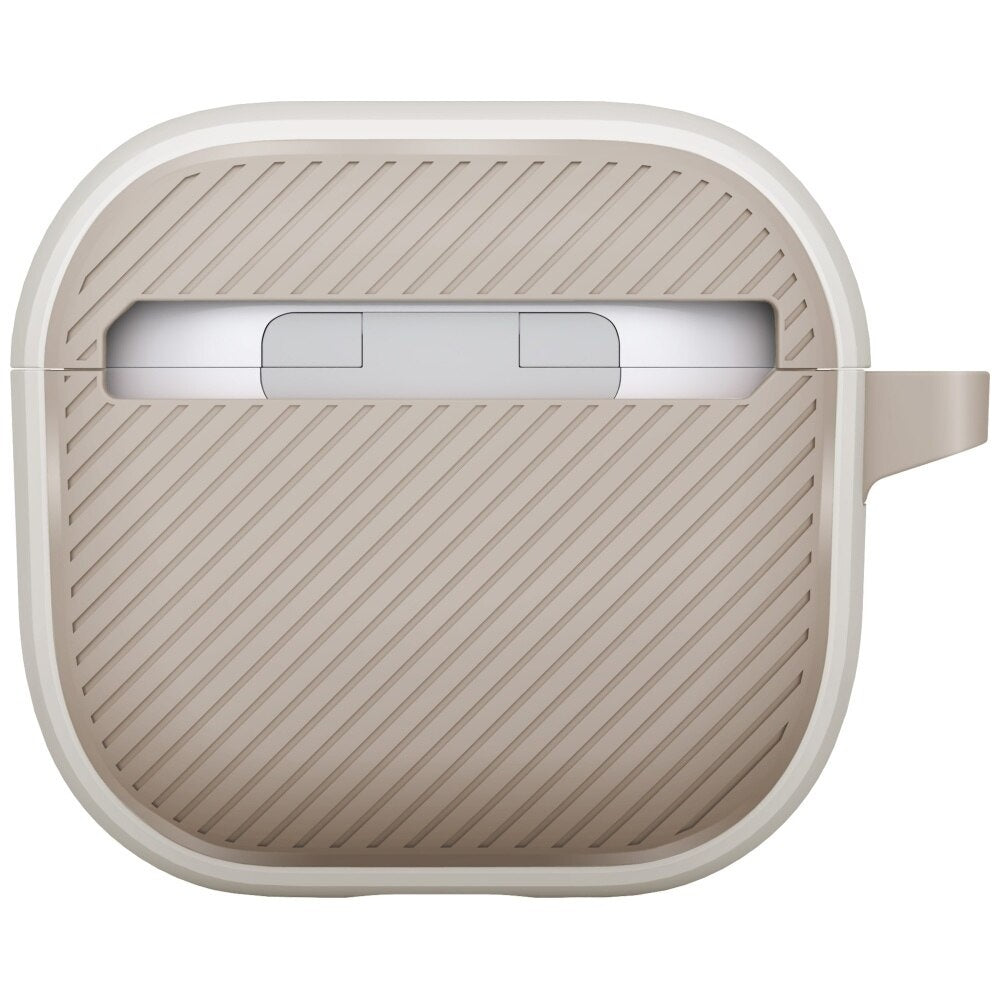 UNIQ Clyde hoes voor Apple AirPods 4, Grijs Beige