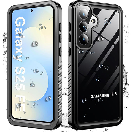 Coque étanche pour Samsung Galaxy S25 FE, ShellBox, Noire