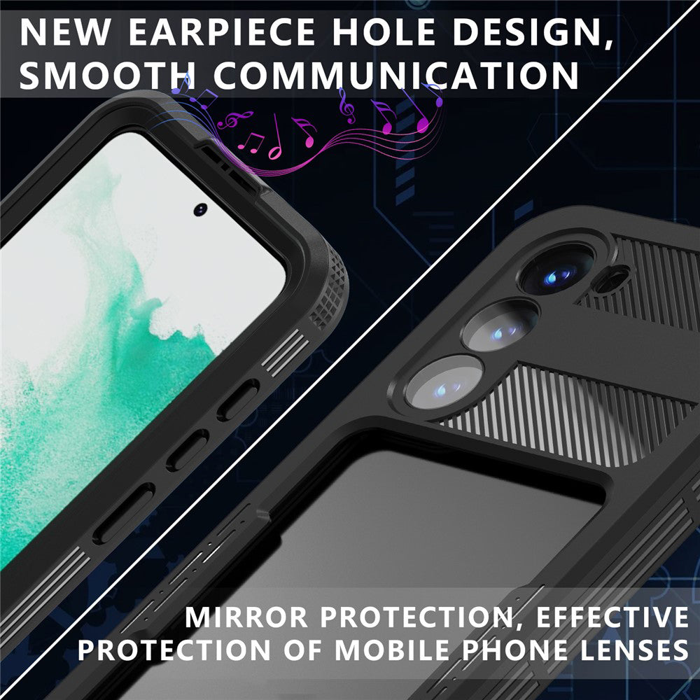 Waterproof Case for Samsung Galaxy S26 S942, ShellBox, Black