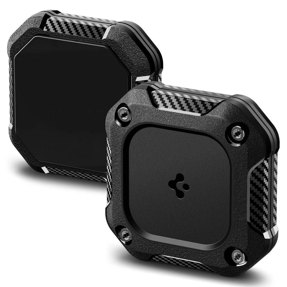 Waterdichte Spigen Tough Armor Hoes voor Apple AirTag, Zwart ACS09781